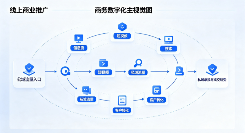 汉阳区线上商业推广怎么做？全域流量闭环搭建与低成本转化实战指南